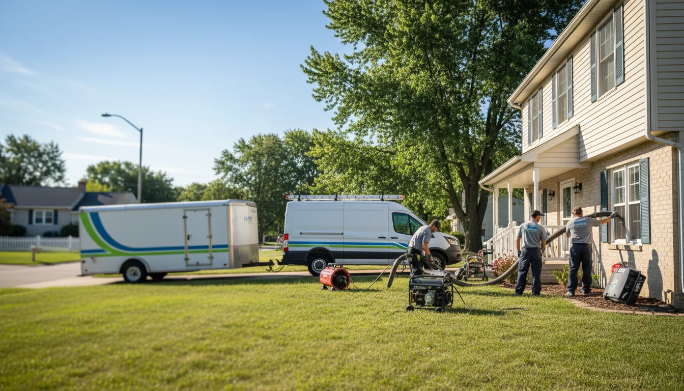 Flooded Basement Restoration And Cleanup With Repair in Welton, IA near me